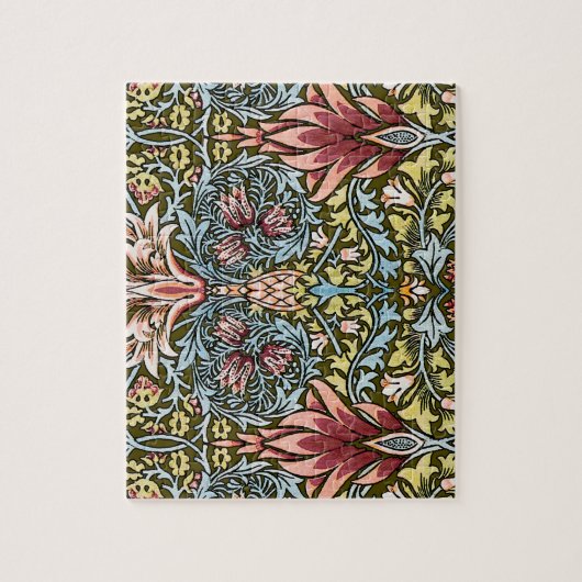 William Morris Snakeshead Floral Pattern Puzzle (Vertikal)
