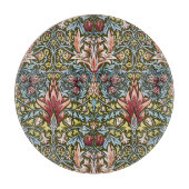 William Morris Snakeshead Floral Pattern Schneidebrett (Vorderseite)