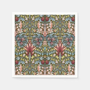 William Morris Snakeshead Floral Pattern Serviette