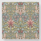 William Morris Snakeshead Floral Pattern Steinuntersetzer (Vorderseite)
