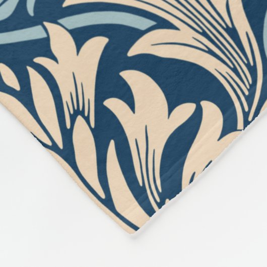 William Morris Snakeshead Fritillary Floral Design Fleecedecke (Ecke)