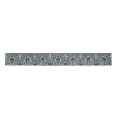 William Morris Snakeshead Fritillary Floral Design Satinband (Vorderseite)