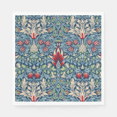 William Morris Snakeshead Fritillary Floral Design Serviette (Vorderseite)