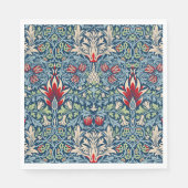William Morris Snakeshead Fritillary Floral Design Serviette (Vorderseite)