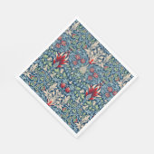 William Morris Snakeshead Fritillary Floral Design Serviette (Ecke)