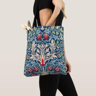 William Morris Snakeshead Fritillary Floral Design Tasche