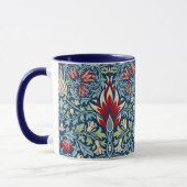 William Morris Snakeshead Fritillary Floral Design Tasse (Links)