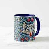 William Morris Snakeshead Fritillary Floral Design Tasse (VorderseiteRechts)