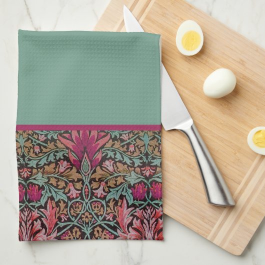 William Morris Snakeshead Pattern Küchentuch (Viertel Falte)