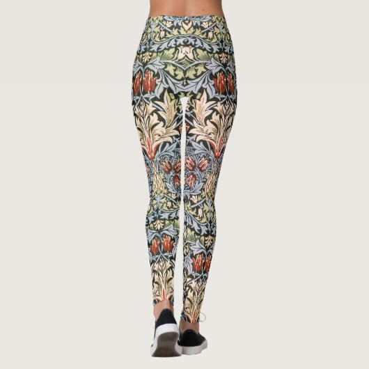 William Morris Snakeshead Print Leggings (Rückseite)
