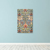 William Morris - SNAKESHEAD PRINTED TEXTILE 1876 Leinwanddruck (Insitu (Holzboden))