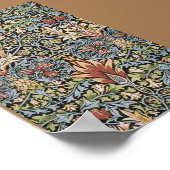 William Morris Snakeshead Printile Poster (Ecke)