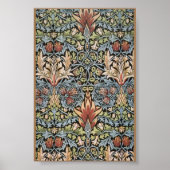 William Morris Snakeshead Printile Poster (Vorne)