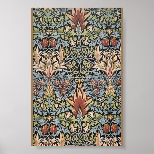 William Morris Snakeshead Printile Poster (Vorne)