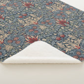 William Morris: Snakeshead Sherpa Blanket Sherpadecke (3/4)