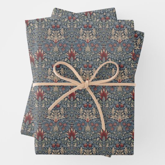 William Morris: Snakeshead Wrapping Paper Sheets Geschenkpapier Set (Beispiel)
