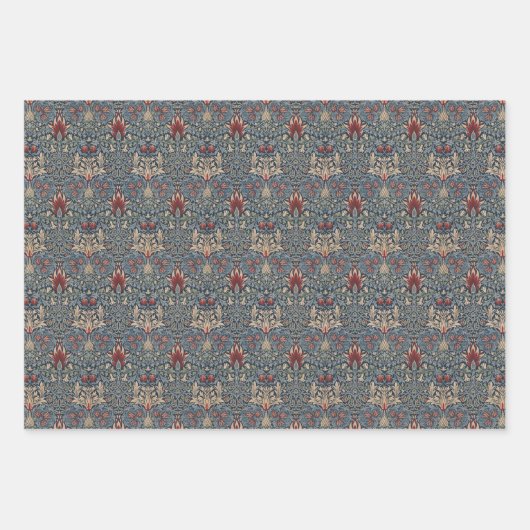 William Morris: Snakeshead Wrapping Paper Sheets Geschenkpapier Set (Vorderseite)