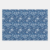 William Morris Sonnenblumen, Gold Orange & Blue  Geschenkpapier Set (Vorderseite 3)