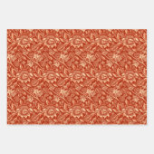 William Morris Sonnenblumen, Gold Orange & Blue  Geschenkpapier Set (Vorderseite 2)