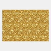 William Morris Sonnenblumen, Gold Orange & Blue  Geschenkpapier Set (Vorderseite)