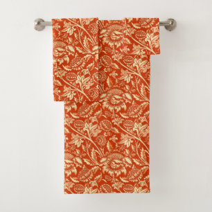 William Morris Sonnenblumen, Mandarin Orange Badhandtuch Set