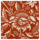 William Morris Sonnenblumen, Mandarin Orange Stoff (Nahaufnahme)