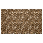 William Morris Sonnenblumen, Schokoladenbraun Stoff (Fat Quarter (45,7 x 55,9 cm))