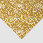 William Morris-Sonnenblumen, Senf-Gelb/Gold Seidenpapier (Ausschnitt)