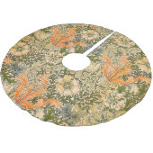 William Morris Spring Compton Blume Festival Polyester Weihnachtsbaumdecke (Schrägansicht)