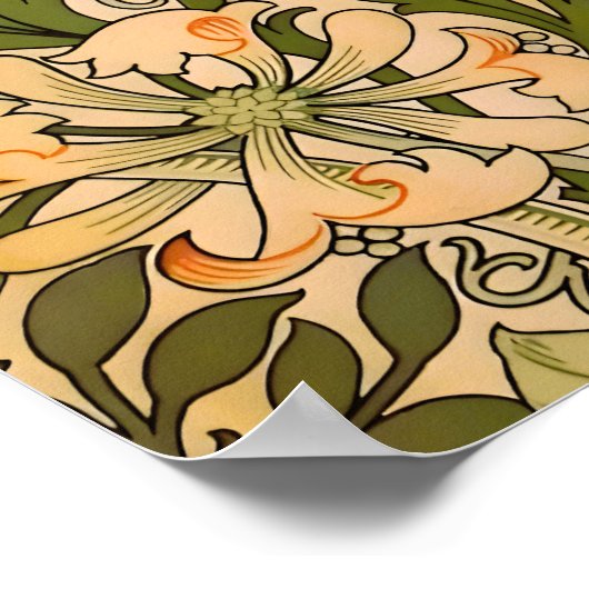 William Morris Spring Compton Blume Festival Poster (Ecke)