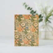 William Morris Spring Compton Blume Festival Postkarte (Stehend Vorderseite)