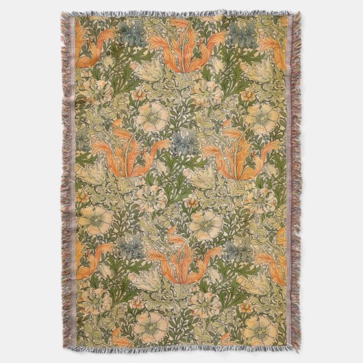 William Morris Spring Compton Blumenfest Decke (Vorderseite Vertikal)