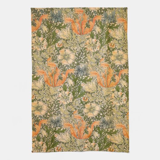 William Morris Spring Compton Blumenfest Geschirrtuch (Vertikal)