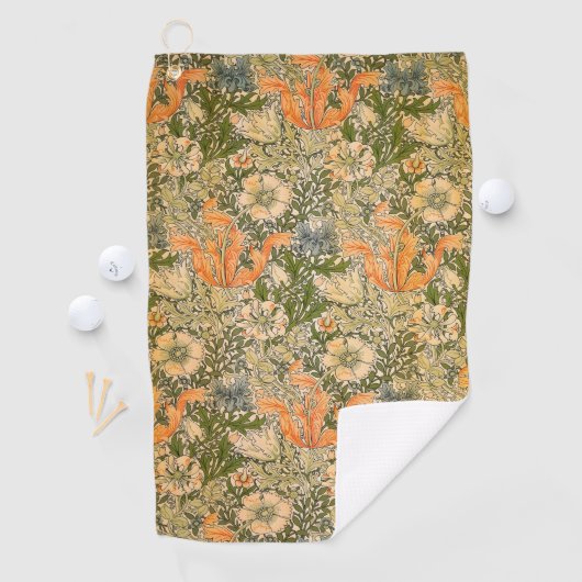 William Morris Spring Compton Blumenfest Golfhandtuch (Insitu)