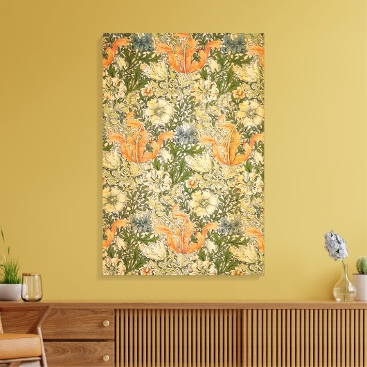 William Morris Spring Compton Blumenfest Leinwanddruck (Insitu (Wohnzimmer))
