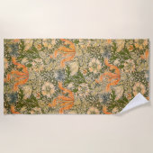 William Morris Spring Compton Blumenfest Strandtuch (Vorderseite)