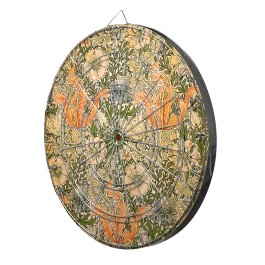 William Morris Spring Compton Flower Festival Dartscheibe (Vorderseite rechts)