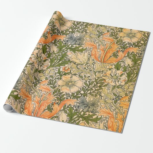 William Morris Spring Compton Flower Festival Geschenkpapier (Ungerollt)