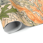 William Morris Spring Compton Flower Festival Geschenkpapier (Rolleneckpunkt)