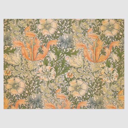 William Morris Spring Compton Flower Festival Seidenpapier (Vorderseite)