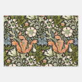William Morris Spring Compton Flower Festival Sets Geschenkpapier Set (Vorderseite 3)