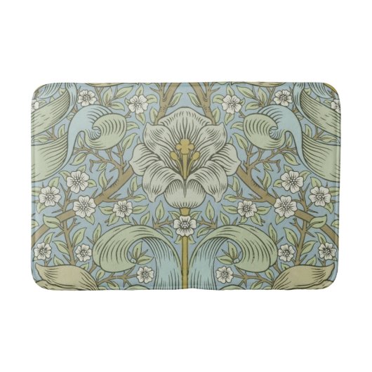 William Morris Spring Thicket: Antique Floral Badematte (Vorderseite)
