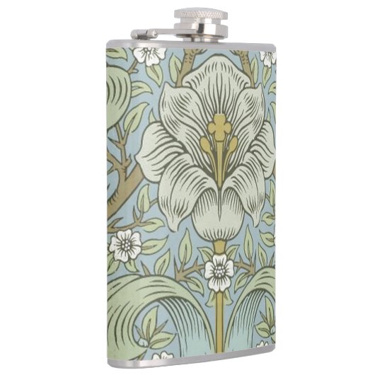 William Morris Spring Thicket: Antique Floral Flachmann (Rechts)