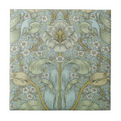 William Morris Spring Thicket: Antique Floral Fliese (Vorderseite)