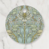 William Morris Spring Thicket: Antique Floral Geschenkanhänger (Rückseite)