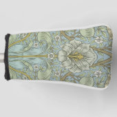 William Morris Spring Thicket: Antique Floral Golf Headcover (Vorderseite)