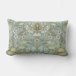 William Morris Spring Thicket: Antique Floral Lendenkissen
