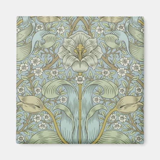 William Morris Spring Thicket: Antique Floral Magnet (Vorne)