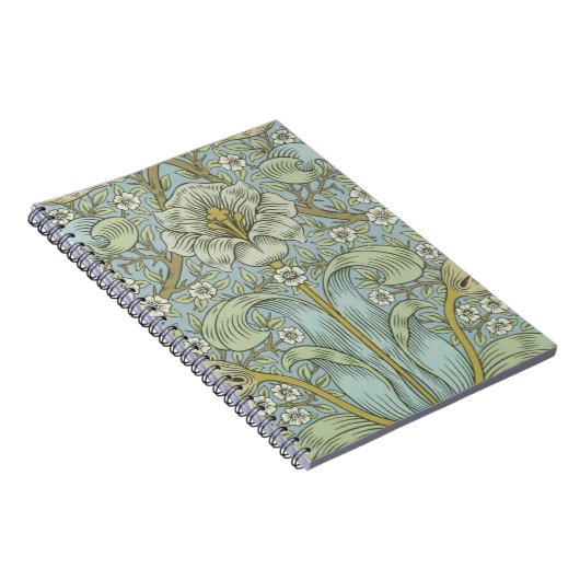 William Morris Spring Thicket: Antique Floral Notizblock (Rechte Seite)