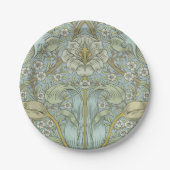 William Morris Spring Thicket: Antique Floral Pappteller (Vorderseite)